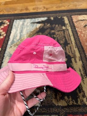 Little girls Panama Jack pink boonie hat